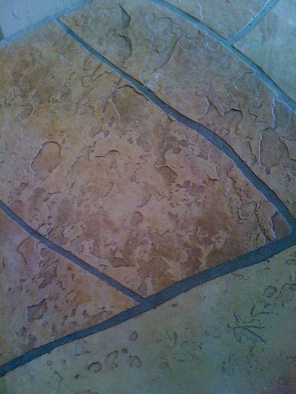 Flagstone Floor Before Cleaning And Restoration Az Tile And